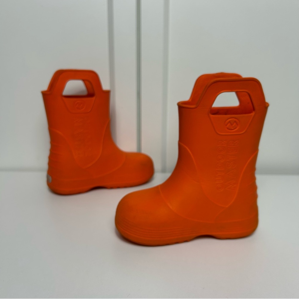 Outdoor master orange rain boots - Picture 5 of 6
